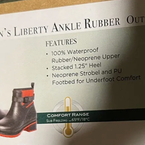 MUCK  Ankle Rubber Boot Black/Red Plaid Sz US 9 EU 40 Fall/Winter - Picture 12 of 12